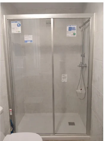 mamparas ducha aluminio